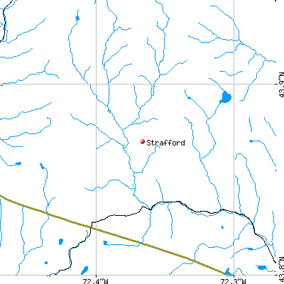 Strafford map