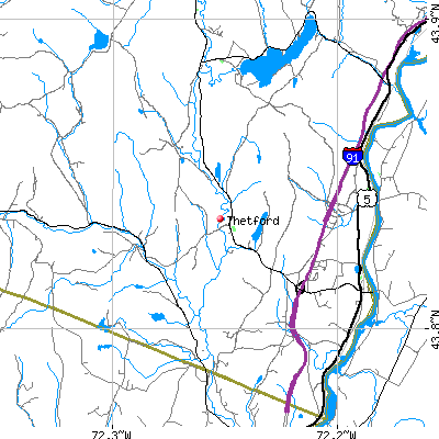 Thetford map