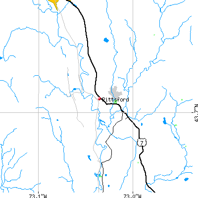 Pittsford map