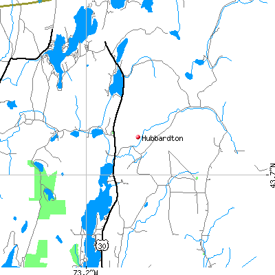 Hubbardton map