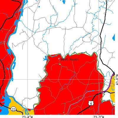 West Haven map