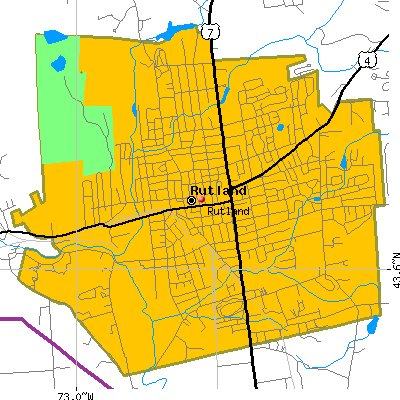 Rutland map