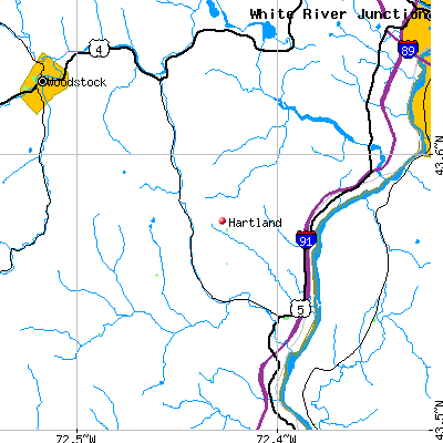 Hartland map