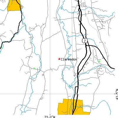 Clarendon map