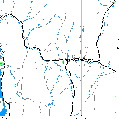 Middletown Springs map