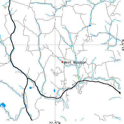 West Windsor map