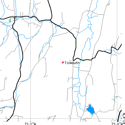 Tinmouth map