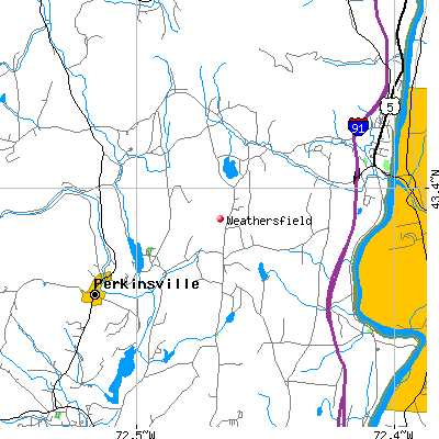Weathersfield map