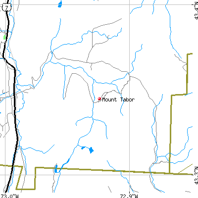 Mount Tabor map