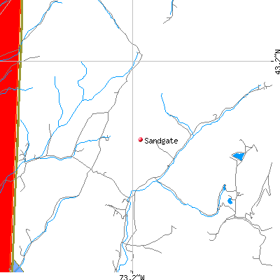 Sandgate map