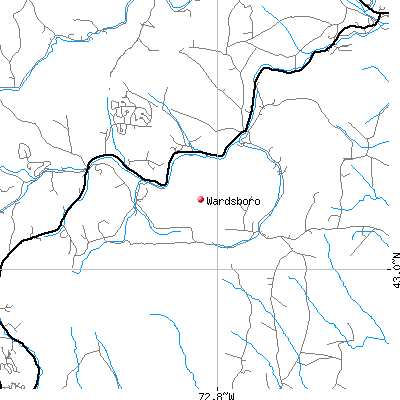 Wardsboro map