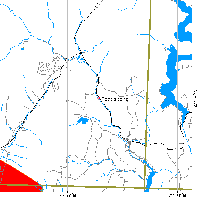 Readsboro map