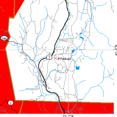 Pownal map