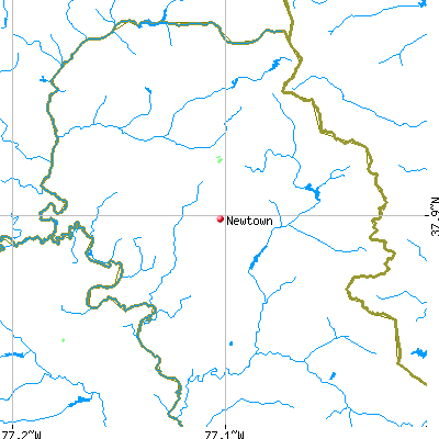 Newtown district map