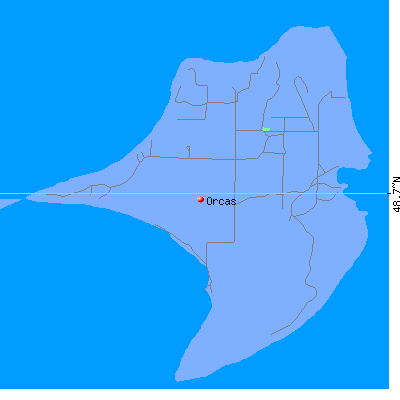 Orcas map