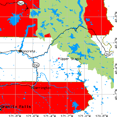 Upper Skagit map