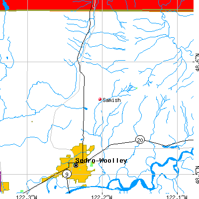 Samish map