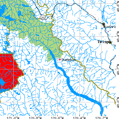 Stehekin map