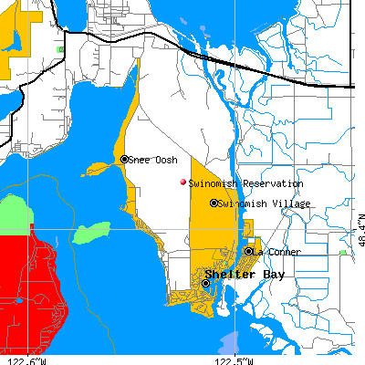 Swinomish Reservation map
