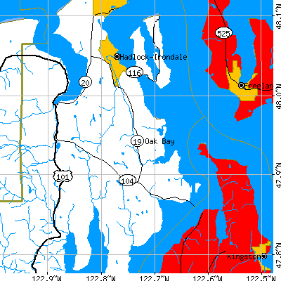 Oak Bay map