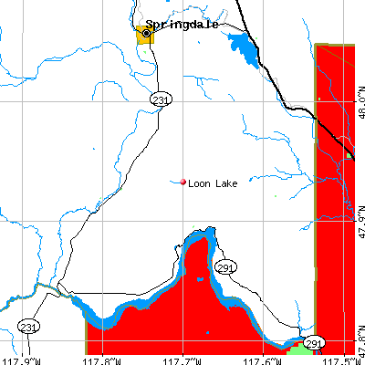 Loon Lake map