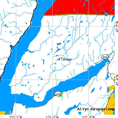 Tahuya map