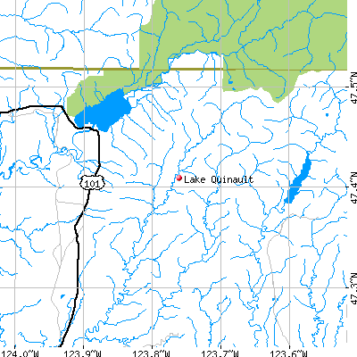 Lake Quinault map