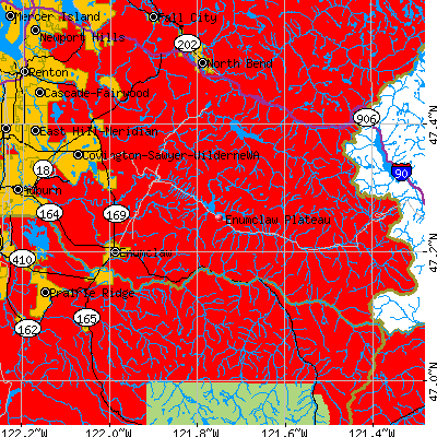 Enumclaw Plateau map