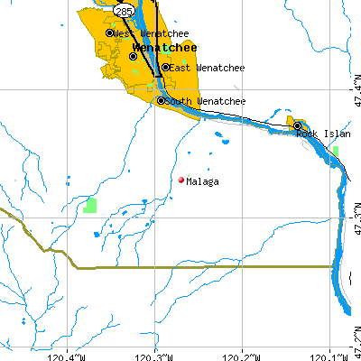 Malaga map