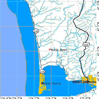North Beach map