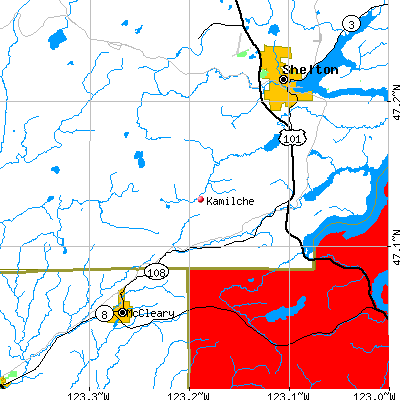 Kamilche map