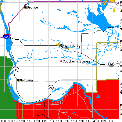 Southern Slopes map