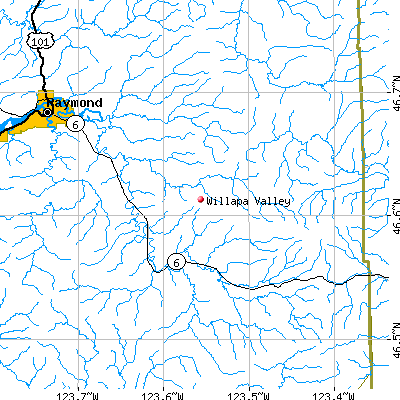 Willapa Valley map