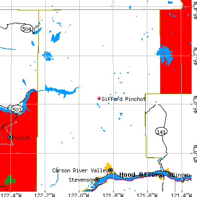 Gifford Pinchot map