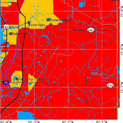 Wimauma-Lithia map