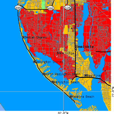 Boca Ciega map