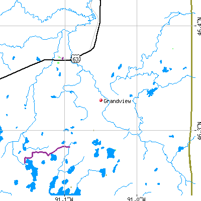 Grandview map