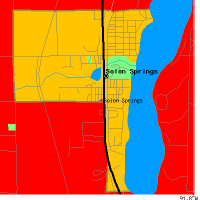 Solon Springs map