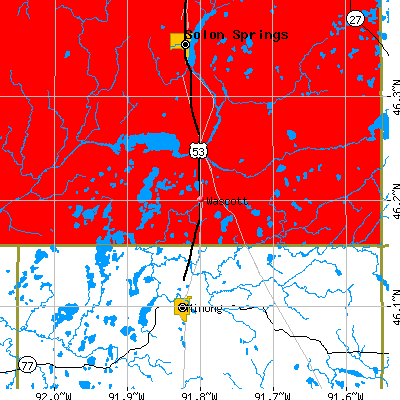 Wascott map