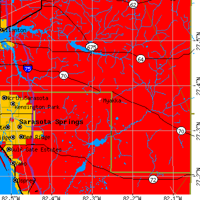 Myakka map