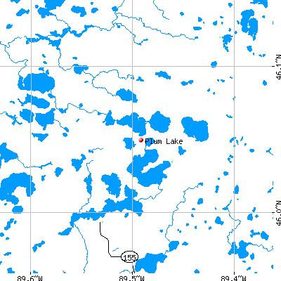 Plum Lake map