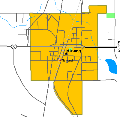 Minong map