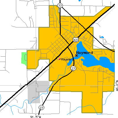 Hayward map