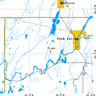 Lake map
