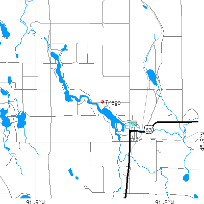 Trego map