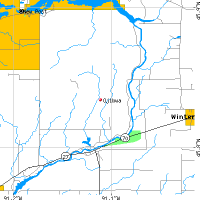Ojibwa map