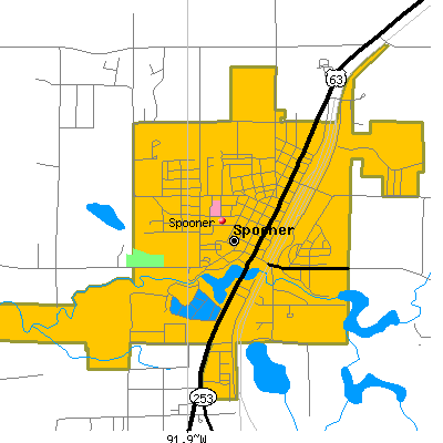 Spooner map