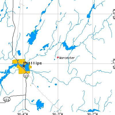 Worcester map
