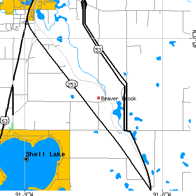 Beaver Brook map