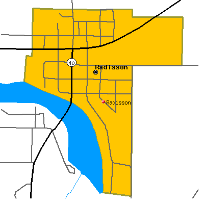 Radisson map